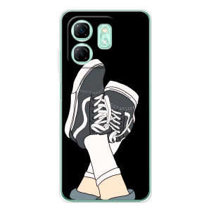 Чехол с Прикольным принтом на Infinix Smart 10 HD – Кеды