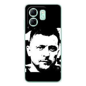 Чехол для Infinix Smart 10 HD (AlphaPrint - с принтом Зеленского)