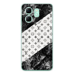 Чохол Стиль Louis Vuitton на Infinix Smart 10 HD (LV на білому)