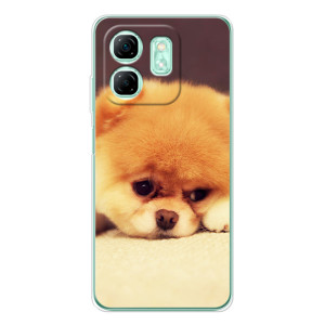 Чехол (ТПУ) Милые собачки для Infinix Smart 10 HD (Померанский шпиц)