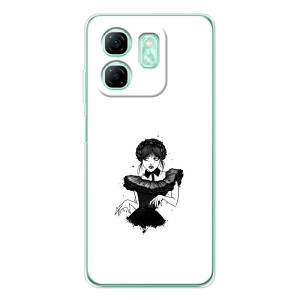 Чехлы Венсдей на Infinix Smart 10 HD Уэнсдей (AlphaPrint)