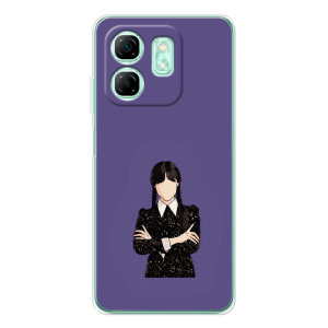 Чехлы Венсдей на Infinix Smart 10 HD Уэнсдей (AlphaPrint)