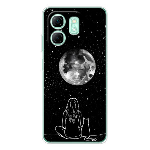 Чехол с рисунком кот на Infinix Smart 10 HD