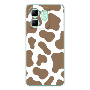 Чохол з принтом корови на Смарт 10 ХД (Коричневий принт)