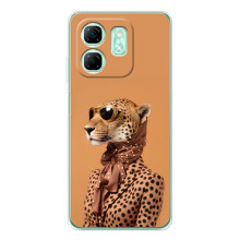 Чохол з принтом стильні тварини для Смарт 10 ХД – Стильний леопард