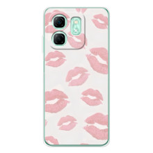 Чохол з розовим принтом для Infinix Smart 10 HD – Рожеві губи