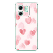 Чохол з розовим принтом для Infinix Smart 10 HD – Рожеві сердечки