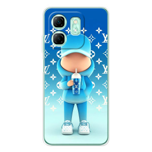 Крутые Чехлы Луи Виттон для Infinix Smart 10 HD (AlphaPrint) (Парень LV)