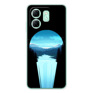 Летний Чехол на Infinix Smart 10 HD – Синий Водопад