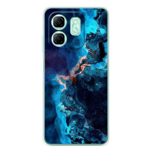 Чохли з тематикою "Мрамор" на Смарт 10 HD (Синиій мрамор)