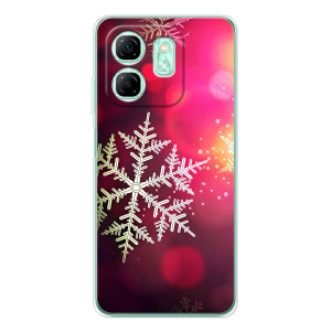 Новогодние Чехлы для Смарт 10 ХД (VPrint) – Снежинка