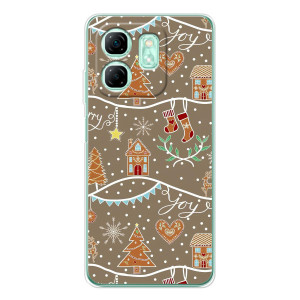 Новогодние, Праздничные Чехлы для Infinix Smart 10 HD - 2024 год