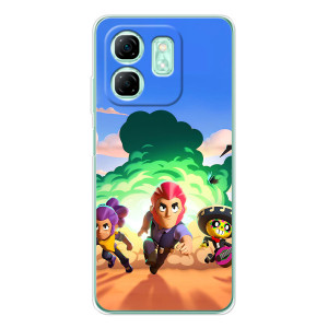 Силіконовый Чохол на Infinix Smart 10 HD з картинкою Brawl Stars – Бравел Старс