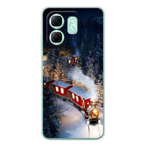 Силіконовий бампер на різдво для Infinix Smart 10 HD (Потяг)