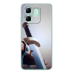 Силіконовий Чохол (атрибутика Клеш Роял) для Infinix Smart 10 HD (Меч варвара)