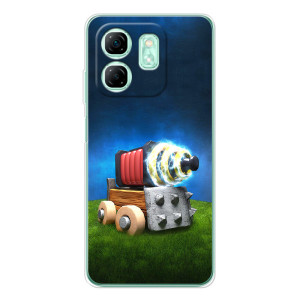 Силіконовий Чохол (атрибутика Клеш Роял) для Infinix Smart 10 HD (Гармата)