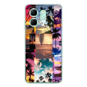 Силиконовый чехол с КАРТИНКАМИ лето для Infinix Smart 10 HD (AlphaPrint) – Летний отпуск