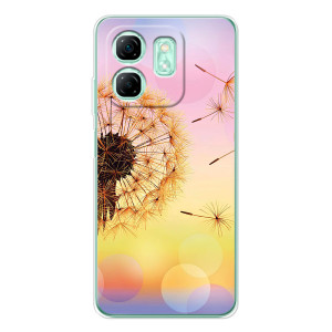Силиконовый Чехол с одуванчиками на Infinix Smart 10 HD – Цветок-одуванчик