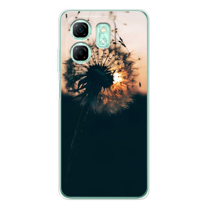 Силиконовый Чехол с одуванчиками на Infinix Smart 10 HD – Красивый одуванчик