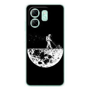 Силиконовый Чехол с принтом "Космонавты" на Infinix Smart 10 HD – Космонавт