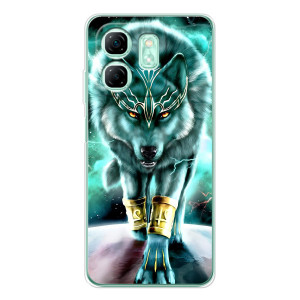 Защитные чехлы для Смарт 10 ХД (AlphaPrint) (ХИТ продаж) ВОЛК – Яркий волк