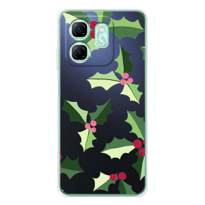 Зимние Чехлы для Смарт 10 ХД - прозрачный фон (Рождественский фон)