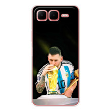 Чехлы для Infinix Smart 10 Plus (Leo чемпион) (AlphaPrint) (Кубок Месси)