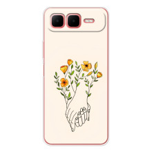 Чехлы для любимой на Смарт 10 Плюс (VPrint) (Руки любви)