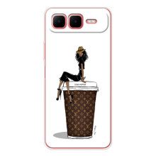 Чохли Луі Вітон для Infinix Smart 10 Plus (AlphaPrint - LOUIS VUITTON) (кава LOUIS VUITTON)