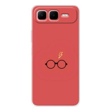 Чехлы с Гарри Поттером для Infinix Smart 10 Plus (AlphaPrint) (шрам и очки)