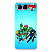 Чехлы Brawl Stars для Infinix Smart 10 Plus (AlphaPrint) (Трио героев)