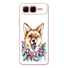 Чехлы с картинкой Лисички для Infinix Smart 10 Plus (VPrint) (Веселая лисичка)