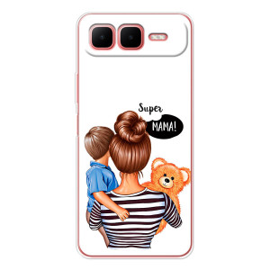 Чохол з друком для Infinix Smart 10 Plus - (Мама з дитинкою) (AlphaPrint)