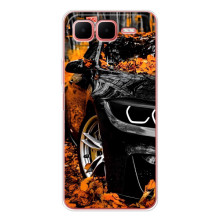 Чехлы с Машинами на Смарт 10 Плюс (VPrint) (Черная Машина)