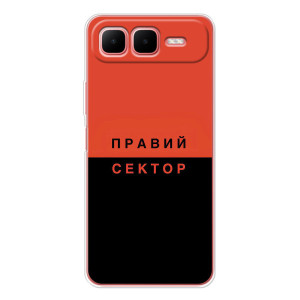 Чехлы УПА (Красно-Чёрный) на Infinix Smart 10 Plus – Правый Серктор
