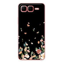 Чехол для Смарт 10 Плюс - с принтом (Дизайнерские) (AlphaPrint) (Маленькие цветы)