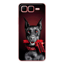 Чохол ДОБЕРМАН  для Infinix Smart 10 Plus (Доберман злий)