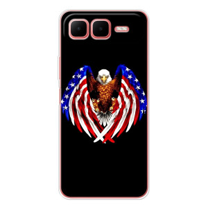 Чехол Флаг USA для Infinix Smart 10 Plus – Крылья США