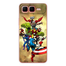 Чехол МАРВЕЛ для Смарт 10 Плюс (AlphaPrint) (Герои Марвел)
