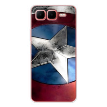 Чехол МАРВЕЛ для Смарт 10 Плюс (AlphaPrint) (Щит Капитана Америки)