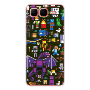 Чохол Майнкрафт на Infinix Smart 10 Plus (AlphaPrint) Minecraft