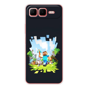 Чохол Майнкрафт на Infinix Smart 10 Plus (AlphaPrint) Minecraft