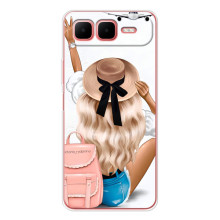 Чехол с печатью для Infinix Smart 10 Plus - (Мода) (AlphaPrint)