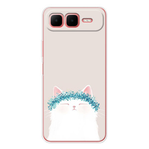 Чехол на тематику: Коты для Infinix Smart 10 Plus – Белый котик
