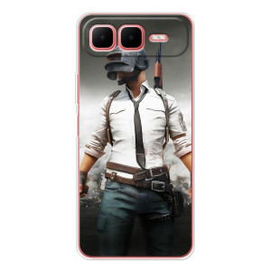 Силиконовый чехол с картинкой "Герой Pubg" на Infinix Smart 10 Plus – Пабг