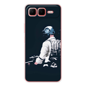Силиконовый чехол с картинкой "Герой Pubg" на Infinix Smart 10 Plus – В экиперовке