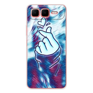 Чохол з принтом для Infinix Smart 10 Plus (AlphaPrint - Знак сердечка)