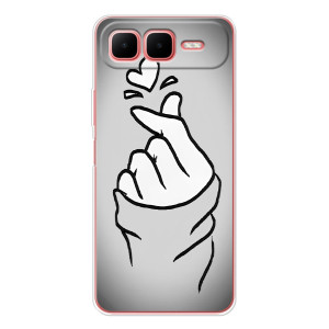 Чохол з принтом для Infinix Smart 10 Plus (AlphaPrint - Знак сердечка)