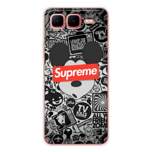 Чохол з Брендами одягу на Смарт 10 Плюс – Supreme Маус