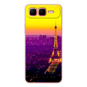 Чехол с Эйфелевой башней на Infinix Smart 10 Plus – Яркая башня